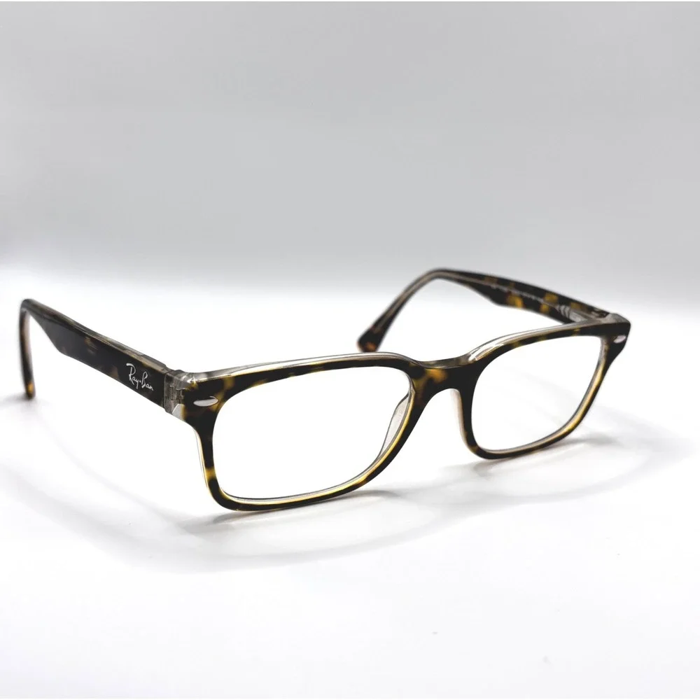 Ray-Ban 5286‎ 5082 Havana Tortoise Shell Rectangular Eyeglasses Frames 51-18-135